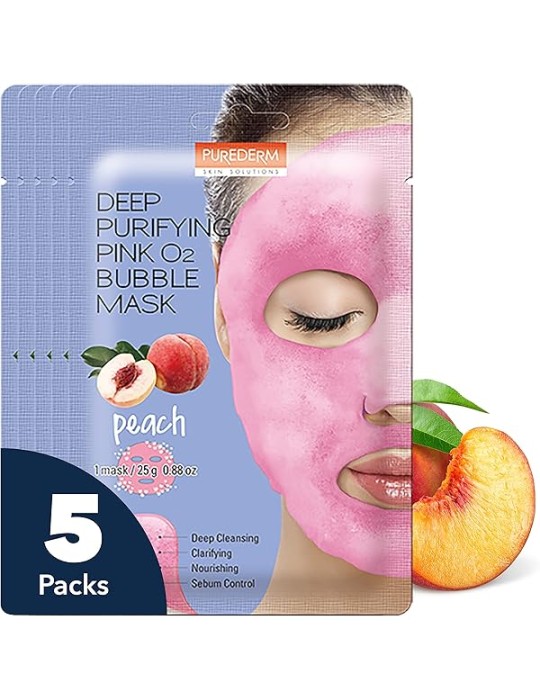 MASCARILLA FACIAL PURIFICANTE CON O2 MELOCOTÓN 25G