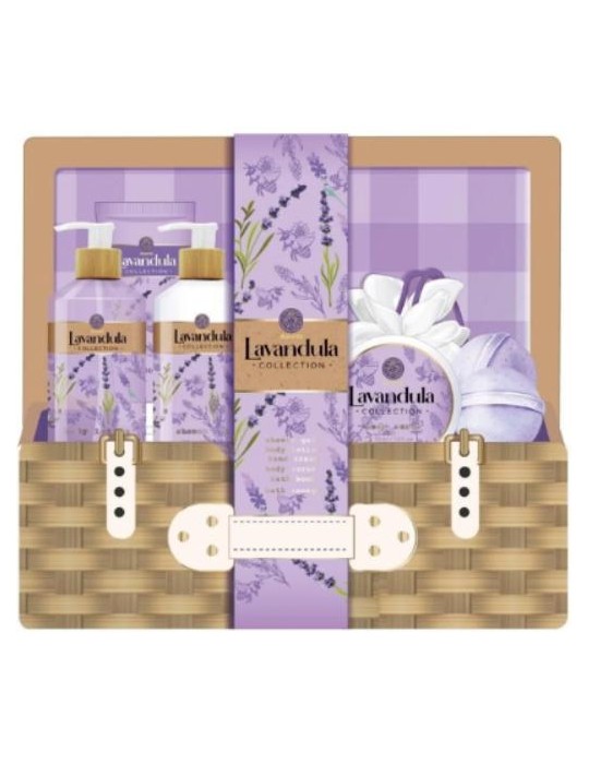 CESTA PICNI LAVANDA 6 PCS