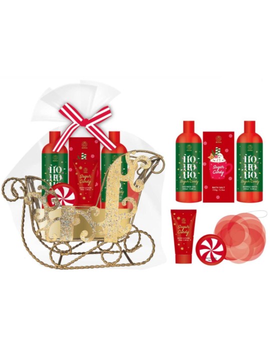 AURORA TRINEO DE NAVIDAD 6 PZAS