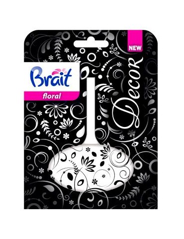 COLGADOR WC DECORADO FLORAL 40g BRAIT