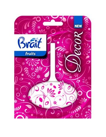 COLGADOR WC DECORADO FRUIT 40g BRAIT